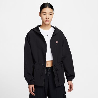 NIKE 外套 女 運動連帽外套 AS W NSW TREND WVN JKT GCEL 黑 HV8727-010