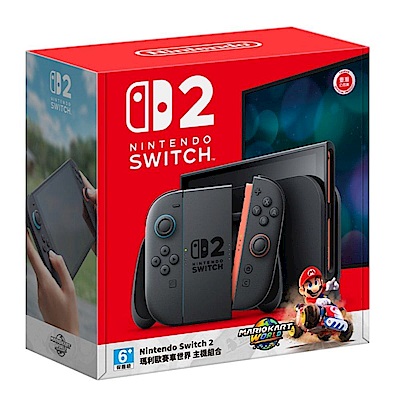 【Nintendo 任天堂】Switch 2 NS2 瑪利歐賽車世界 主機組合 台灣公司貨