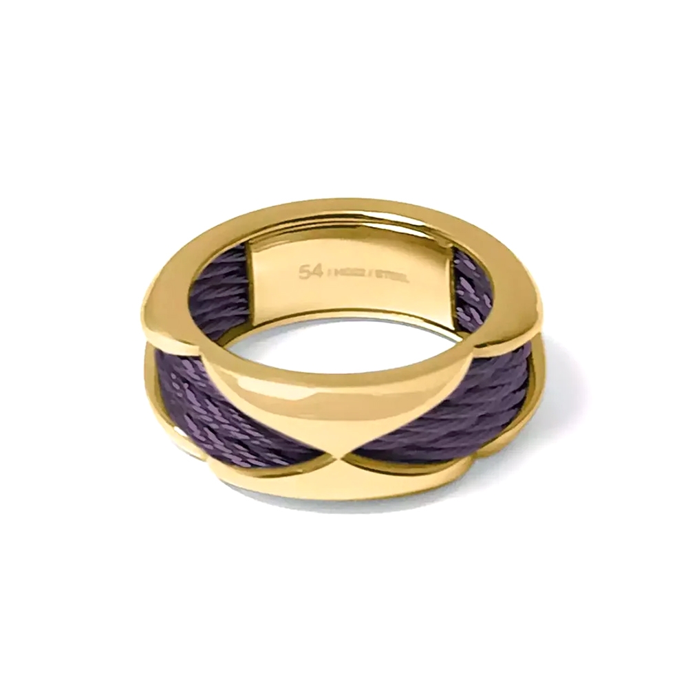 CHARRIOL 夏利豪 Dream 鏤空鋼索戒指 開學換新季 送禮推薦