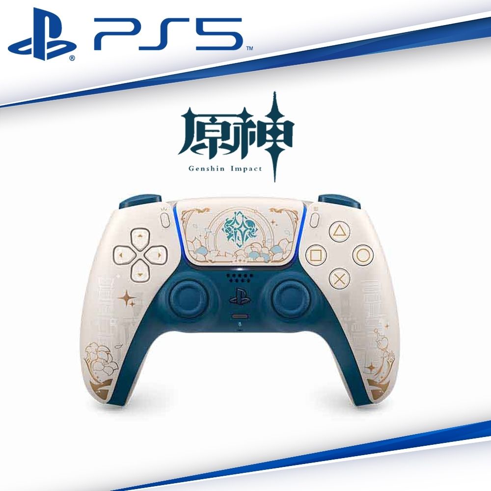 SONY PS5原廠 DualSense 無線控制器 原神 限量特仕版(CFI-ZCT2GZE)