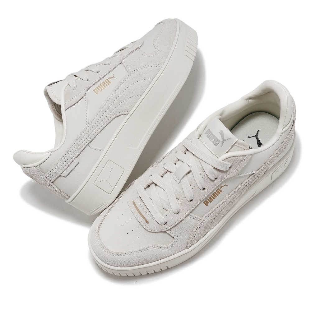 Puma 休閒鞋Carina Street SD 女鞋厚底增高米白百搭復古39509302