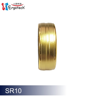 人因科技 人因SR10 藍牙智慧健康指環 澄黃金