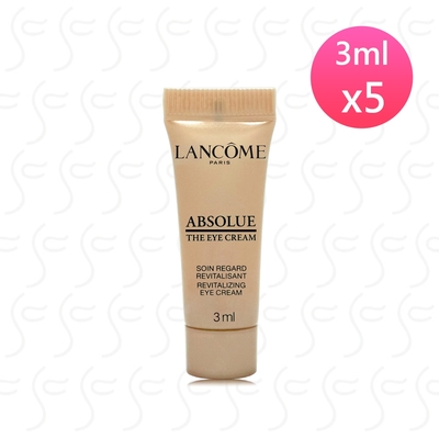 LANCOME蘭蔻 絕對完美永生玫瑰肽金逆時眼霜3ml*5