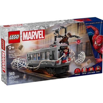 樂高LEGO 超級英雄系列 - 76321 蜘蛛人大戰八爪博士地鐵列車場景