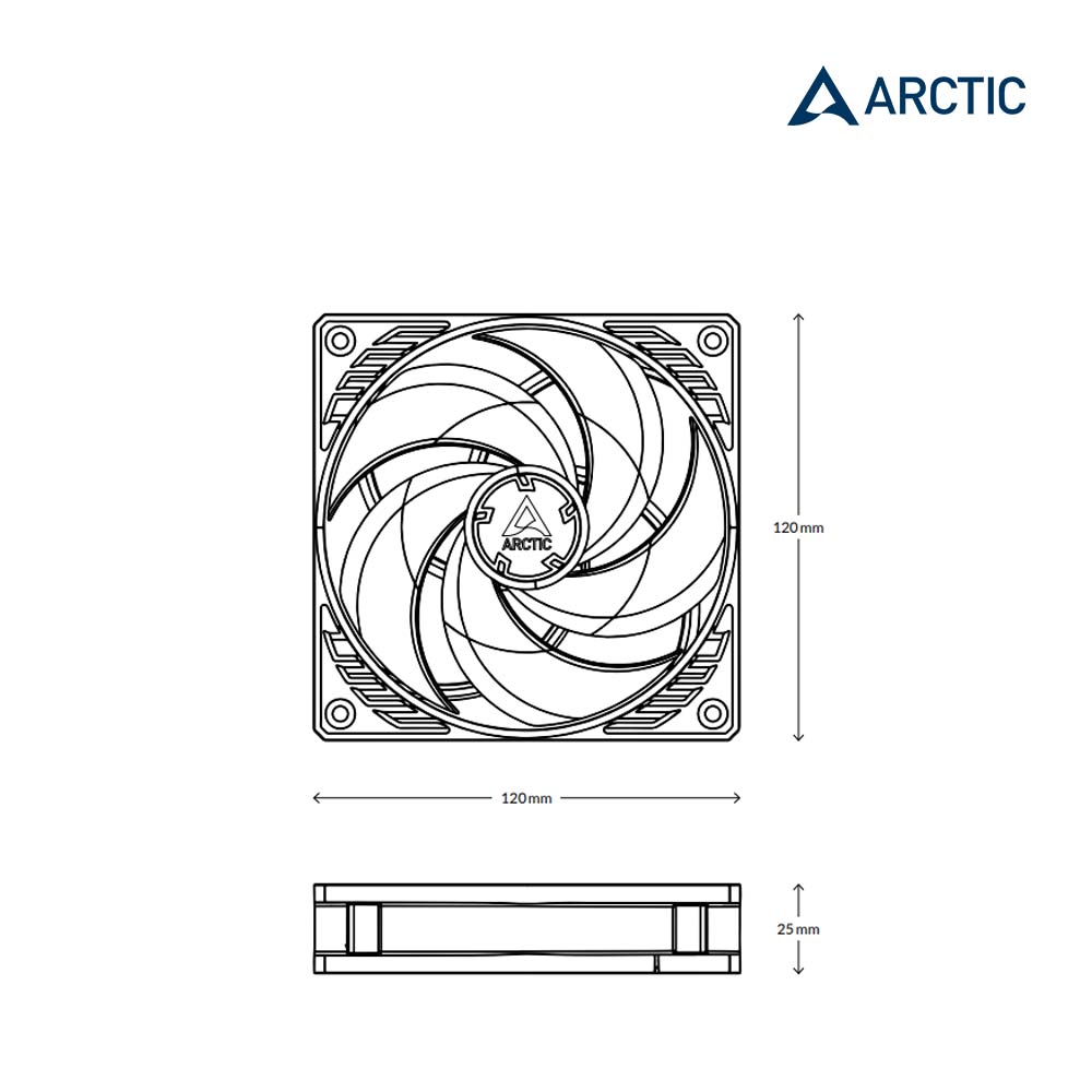 P12 Silent 12公分旋風靜音扇黑| 系統散熱風扇| Yahoo購物中心