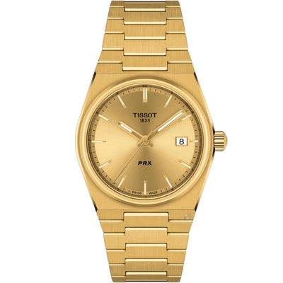 TISSOT 天梭錶官方授權 PRX 40 205 復古新浪潮時尚腕錶(T1372103302100) 畢業禮物首選