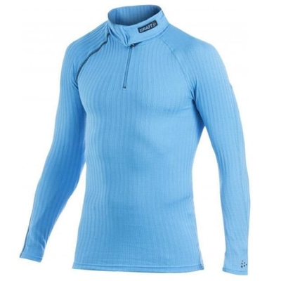 【Craft】男 ZERO EXTREME ZIP TURTLENECK長袖拉鍊T領排汗衣.上衣.衛生衣.車衣 194610-2310 藍