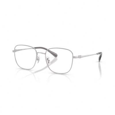 COACH鈦金屬方框光學眼鏡/亮銀#HC5198TD 9001-52mm