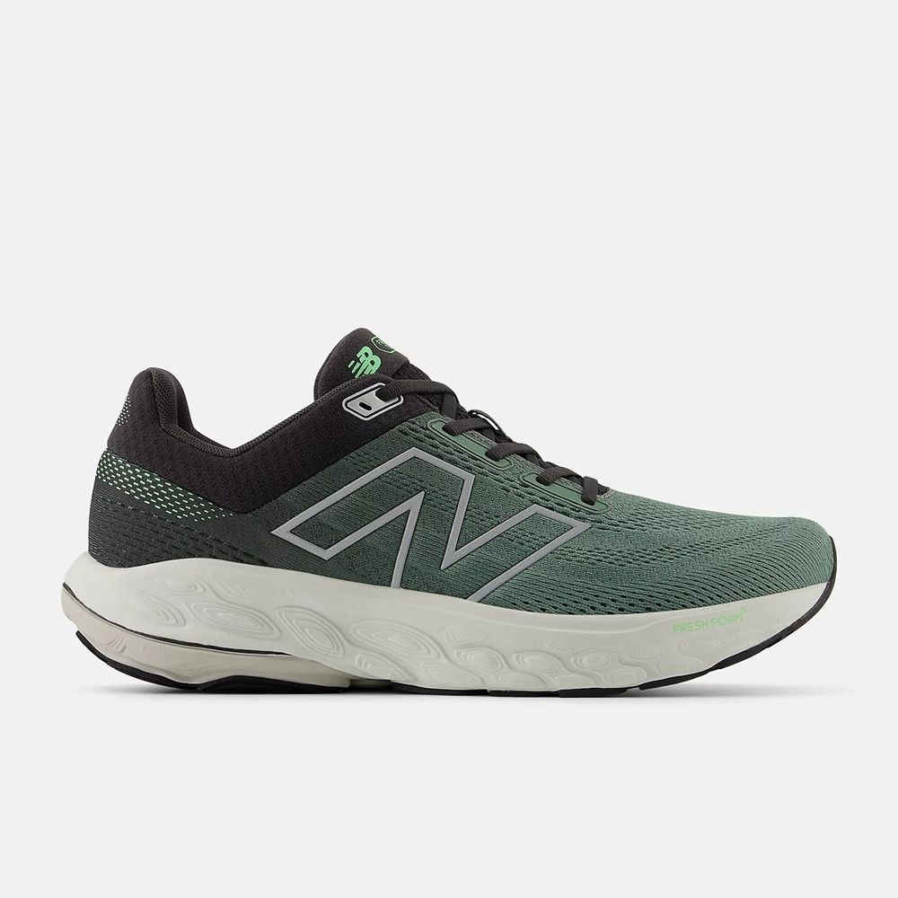 New Balance 寬楦 男 運動鞋 跑步鞋 慢跑鞋-綠色系-M860U14-2E