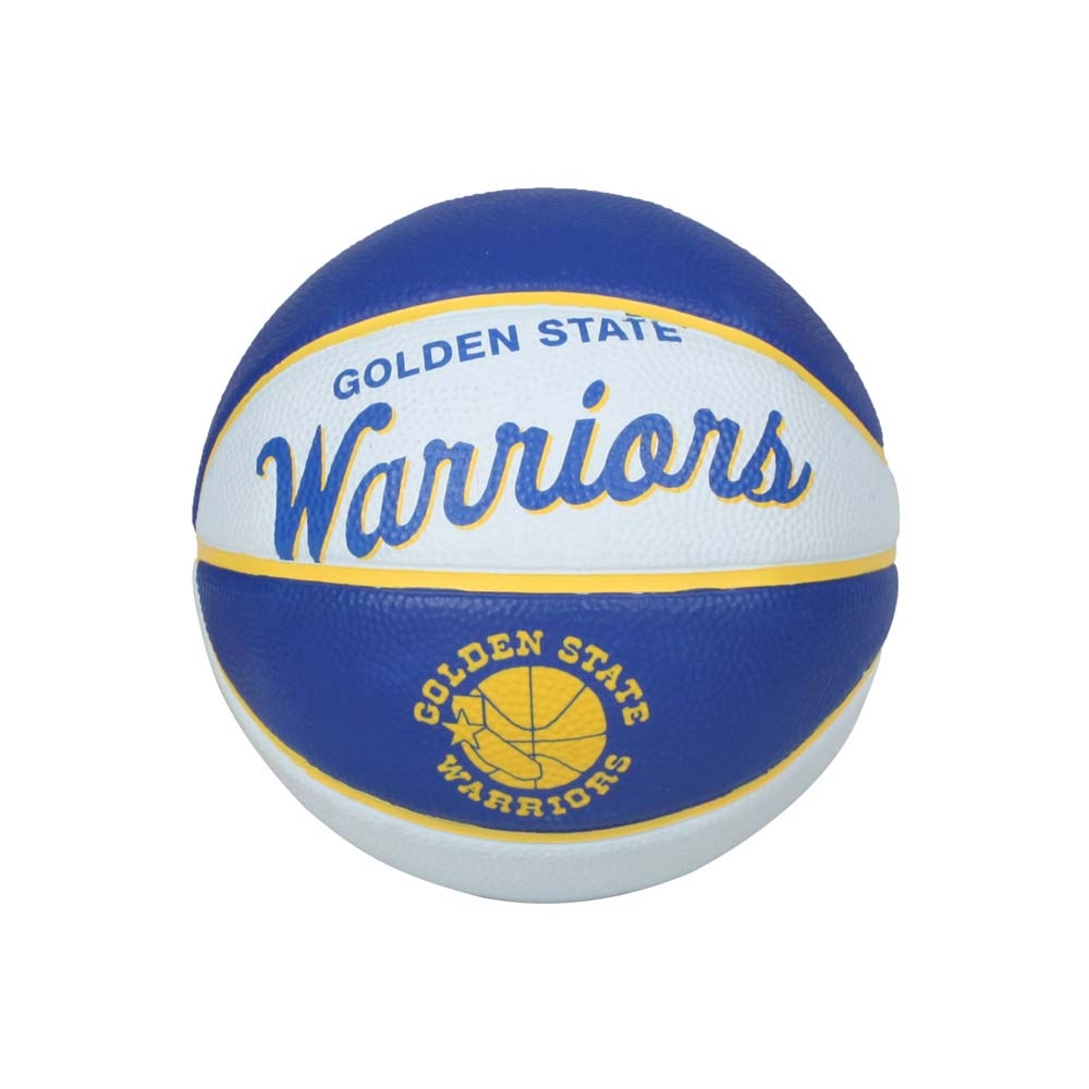 WILSON NBA隊徽系列橡膠籃球-復古勇士隊#3-兒童 室內外 3號球 WTB3200XBGOL 藍白黃 | 籃球 | Yahoo購物中心