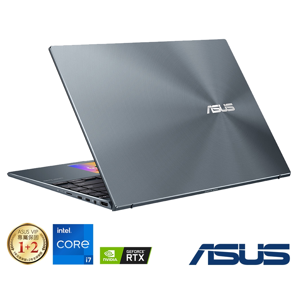 ASUS UX5400ZF 14吋2.8K筆電(i7-1260P/RTX2050/16G/1T SSD/綠松灰