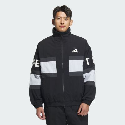 adidas 愛迪達 外套 男 運動立領外套 亞規 WORD WOV JKT 黑白 JM2064