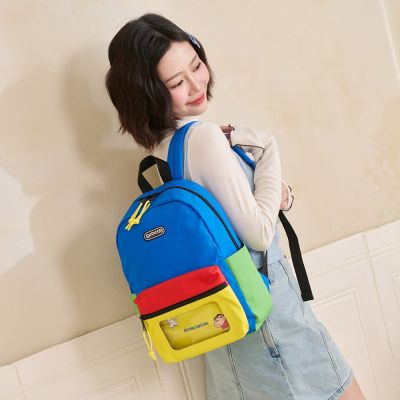 Crayon Shinchan蠟筆小新玩趣後背包-拼接色 ODCS24R01CY