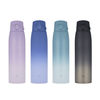 象印*0.95L*不銹鋼一體式中栓彈蓋式真空保溫保冷杯-漸層款(SM-VH95)(快)