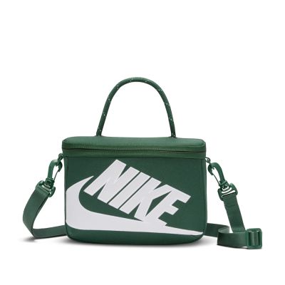 NIKE 側背包 斜背包 小包 運動包 隨身包 NK MINI SHOEBOX CROSSBODY 綠 FN3059-323