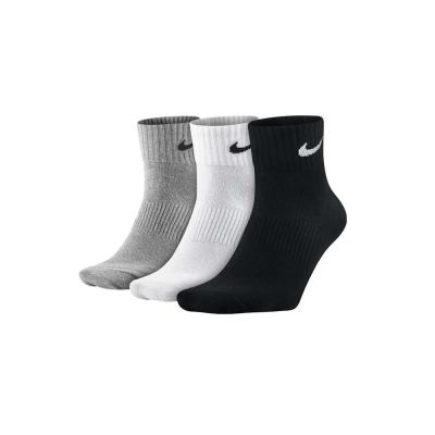 Nike Performance Lightweight 中筒襪 襪子 3雙一組 男女款 黑灰白 SX4706-901