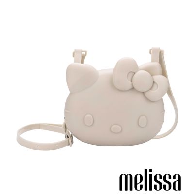 Melissa-Hello Kitty造型側背包-米色