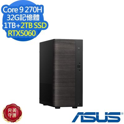 ASUS 華碩 H-V501MV-09270H004WB 桌上型電腦 Core 9 270H/RTX5060/32G/1TB+2TB/特仕版