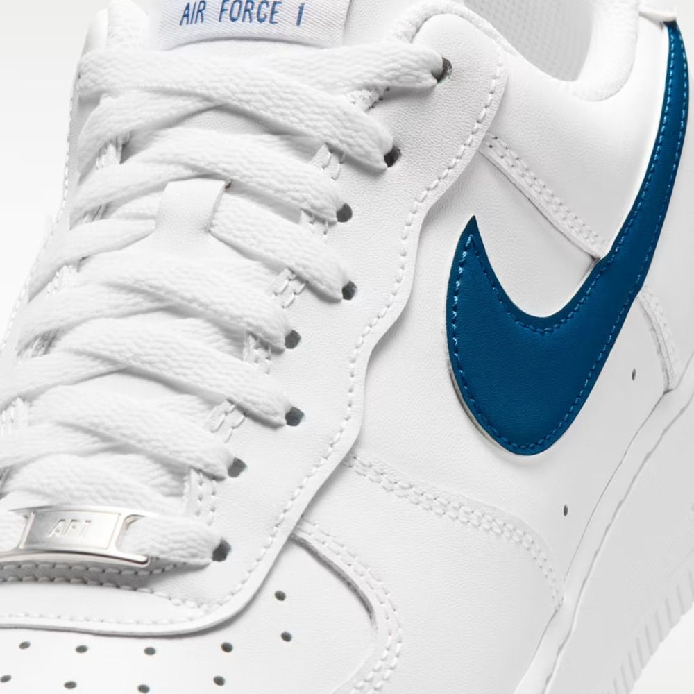 Nike 耐吉Air Force 1 07 FJ4146-123 男運動休閒鞋經典AF1 穿搭白藍