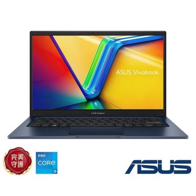 ASUS華碩 ASUS X1404VA 14吋筆電 (Core5-120U/8GB DDR4/512G SSD/午夜藍/Vivobook 14)