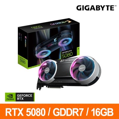 技嘉GIGABYTE N5080AORUS IF-16GD 顯示卡 RTX5080