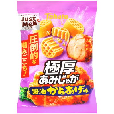 Tohato東鳩 厚切網狀洋芋片-醬燒炸雞風味 (45g)