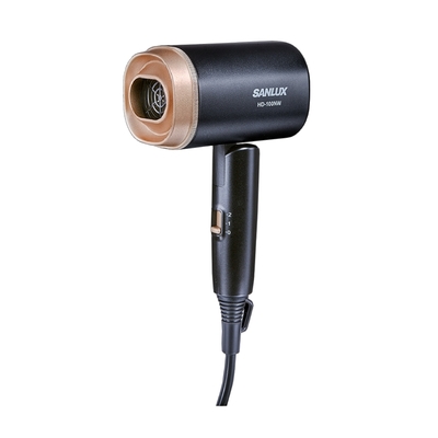 SANLUX台灣三洋110V與220V雙電壓摺疊式吹風機HD-100NW