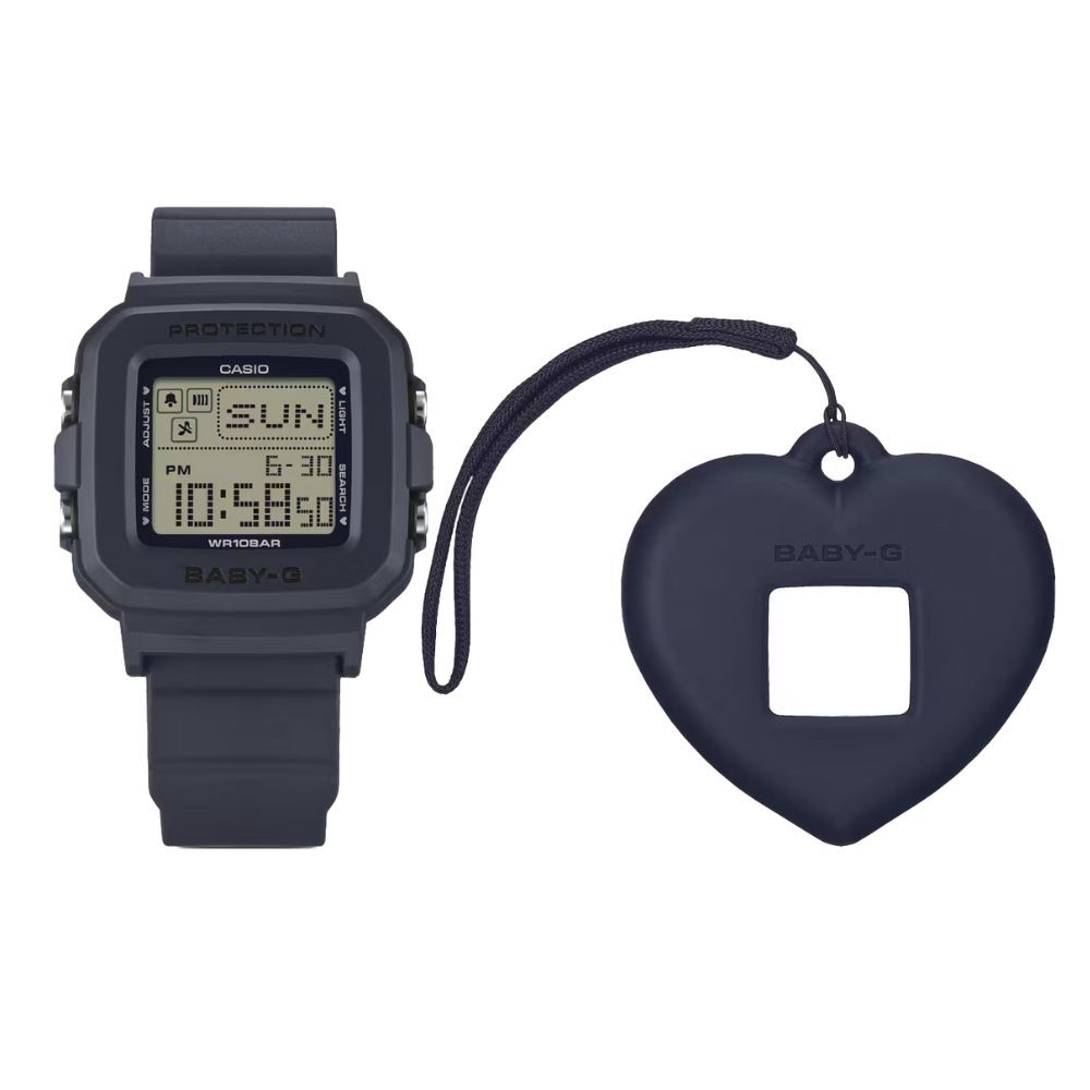 CASIO 卡西歐 BABY-G+PLUS 系列 俏皮可愛 時尚趣味 經典黑 BGD-10KH-2C_39mm