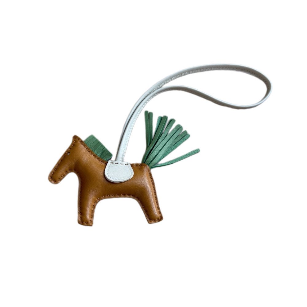 Hermes 愛馬仕 Rodeo PM 小馬吊飾(芝麻/奶昔白/酪梨綠)