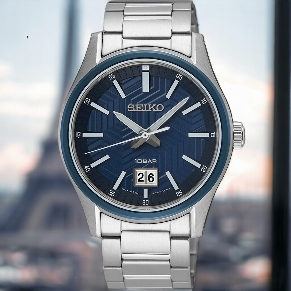 SEIKO精工 CS系列 大視窗日期腕錶(6N76-00K0B/SUR559P1) ˍSK040
