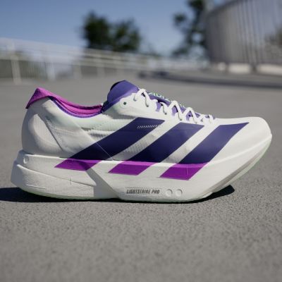 【adidas 愛迪達】 ADIZERO ADIOS PRO 4 跑鞋 運動鞋 慢跑鞋 男鞋 JR1656