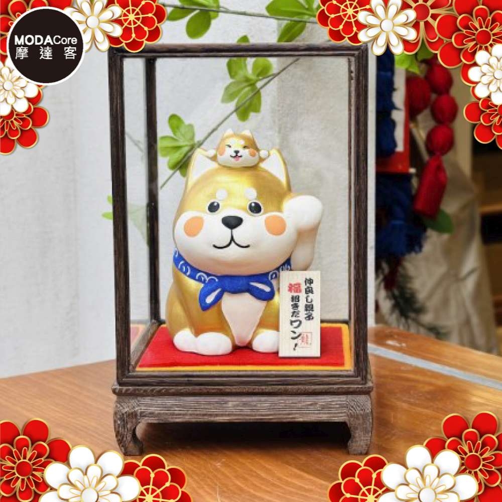 摩達客◉春節開運招財◉日本製金色超萌大小秋田柴犬招財狗_撲滿存錢桶擺飾桌飾| 日用雜貨| Yahoo購物中心