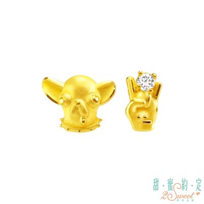 甜蜜約定2SWEET Rock & Roll變種吉娃娃黃金耳環