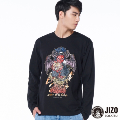地藏小王 BLUE WAY – 蝙蝠石化惡魔薄長TEE