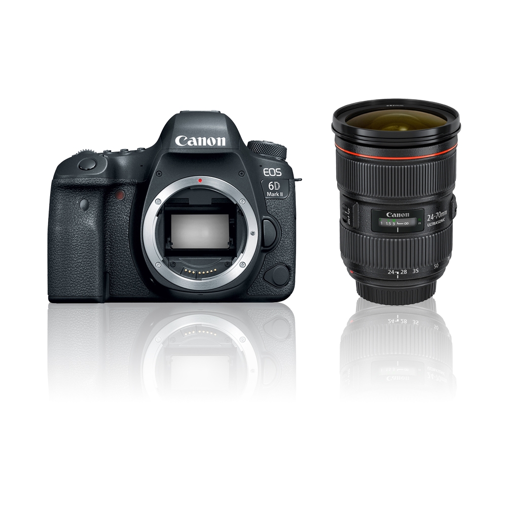 Canon 6D Mark II+EF 24-70mm F2.8L II USM單鏡組平行輸入| 單眼-全片
