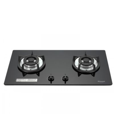 Rinnai 林內 (全省安裝)林內 雙口玻璃防漏檯面爐黑色鋼鐵爐架(與RB-202GH-B同款)瓦斯爐天然氣RB-202GH-B_NG1