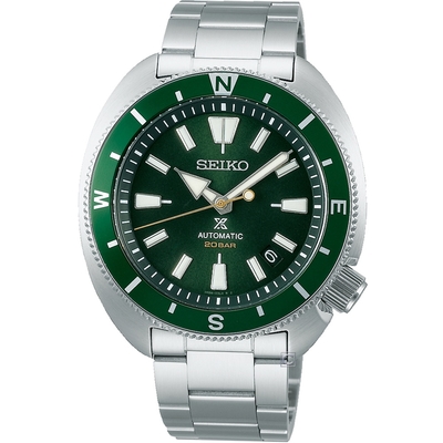 SEIKO 精工 PROSPEX系列 Land 陸龜機械錶SRPH15K1/4R35-04Y0U 綠色/42.4mm SK043