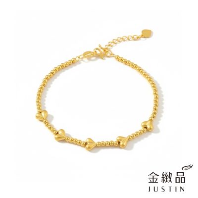 金緻品 黃金手鍊 點點珠串心 1.75錢 5G工藝