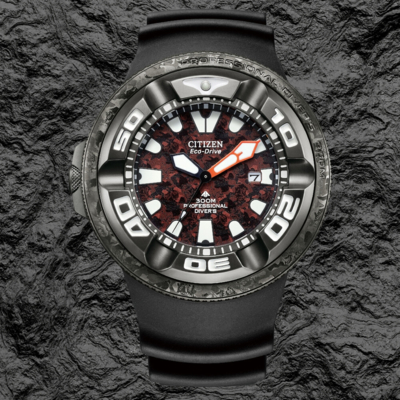CITIZEN星辰 PROMASTER BJ8059-03Z 哥吉拉聯名款光動能時尚潮流腕錶 48.2mm