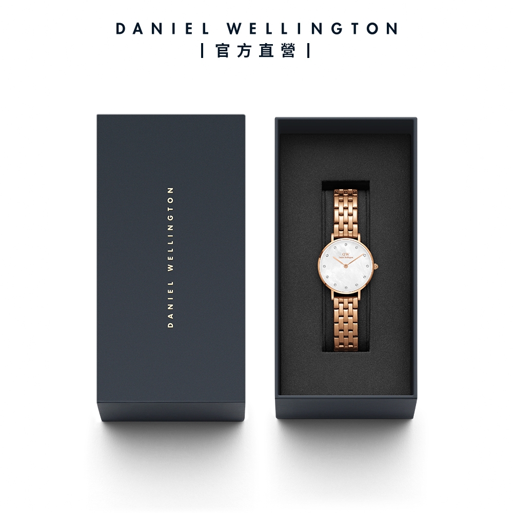 Daniel Wellington DW 手錶Petite Melrose Lumine 28mm 星辰貝母盤珠寶