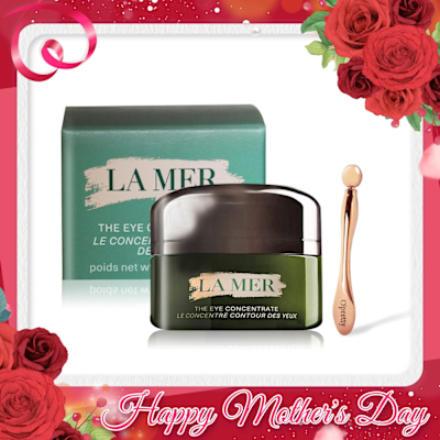 LA MER 海洋拉娜 濃萃修復眼霜5ml+眼部按摩棒-母親節獻禮