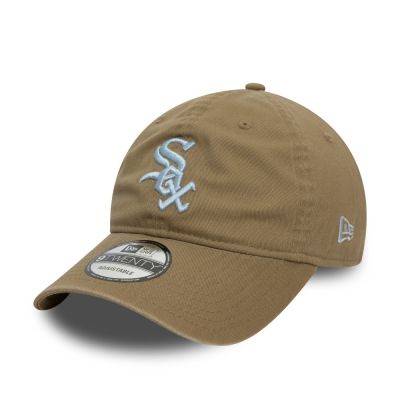 NEW ERA 男女 9TWENTY NEUTRAL WASHED 9TWENTY 芝加哥白襪 卡其(實際些許偏土黃) NE60591686