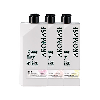 Aromase 艾瑪絲 草本胺基酸每日健康3in1洗髮沐浴露 520mL / 草本胺基酸每日健康洗髮精520mL（單入任選）