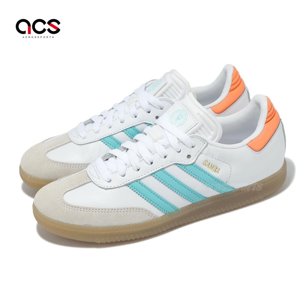 adidas 休閒鞋 Samba IM 男鞋 女鞋 白 藍 邁阿密 聯名 德訓鞋 IH8160