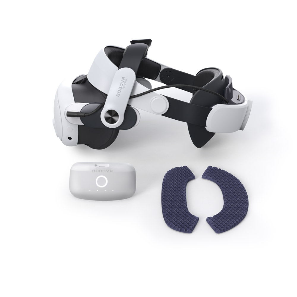 BOBOVR M3 Pro 電池組頭戴(Meta Quest3 適用) | 3D AR/VR穿戴裝置
