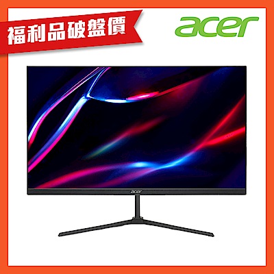 (福利品)Acer 宏碁 QG240Y H3 24型 VA電腦螢幕 AMD FreeSync|100hz抗閃