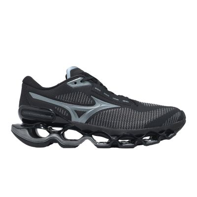 MIZUNO WAVE SERENE 2 GTX 男款慢跑鞋-慢跑運動J1GC256051 深藍螢光黃
