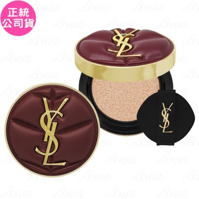 YSL 恆久完美霧光氣墊粉餅SPF 23 / PA++ 雲朵皮革版(14g)(公司貨)
