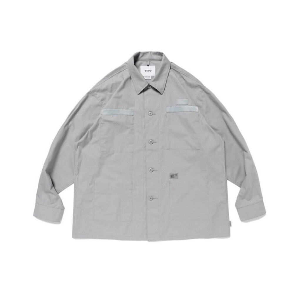 Wtaps Jmod 01/Ls/Cotton.Ripstop GRAY 襯衫灰色251WVDT-SHM01 | 其他