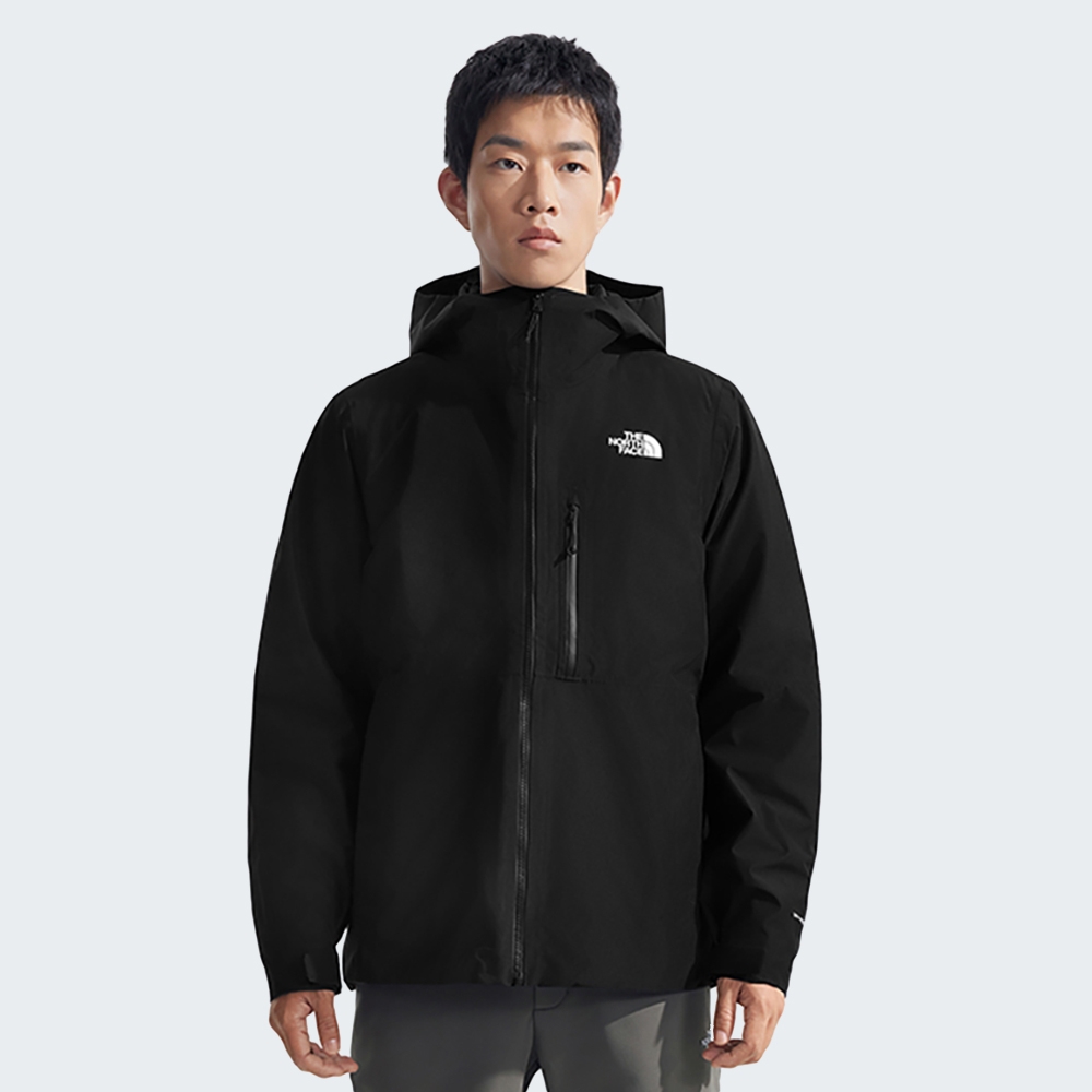 The North Face 北臉外套男款運動連帽外套三合一防風防潑水羽絨膽M